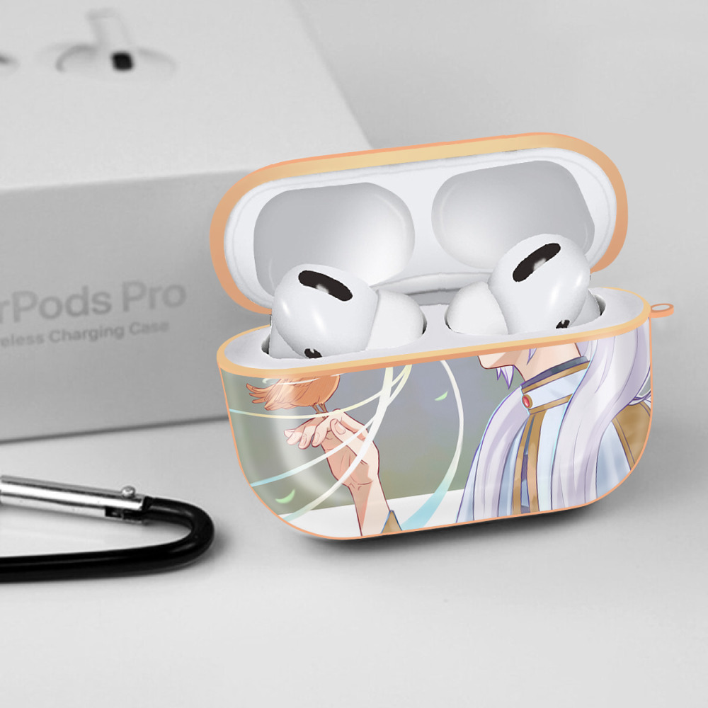 葬送のフリーレン Frieren 【AirPods Pro用】ハードシェル保護ケース｜耐衝撃・防指紋・カラビナ付き商品仕様