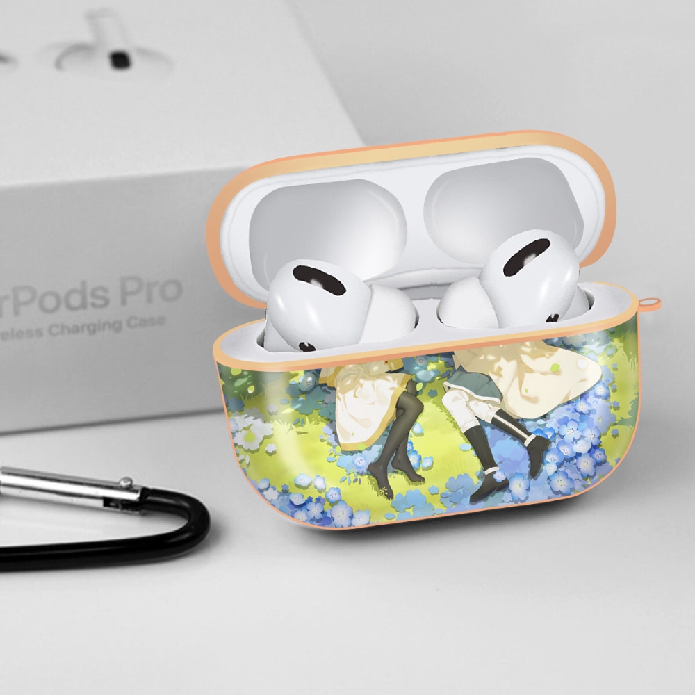 葬送のフリーレン Frieren 【AirPods Pro用】ハードシェル保護ケース｜耐衝撃・防指紋・カラビナ付き商品仕様