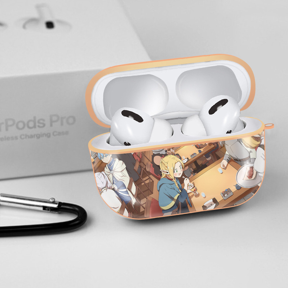 葬送のフリーレン Frieren 【AirPods Pro用】ハードシェル保護ケース｜耐衝撃・防指紋・カラビナ付き商品仕様