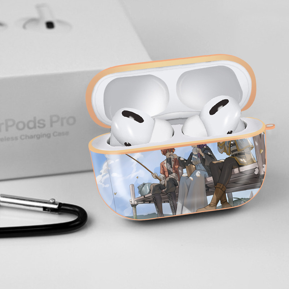 葬送のフリーレン Frieren 【AirPods Pro用】ハードシェル保護ケース｜耐衝撃・防指紋・カラビナ付き商品仕様