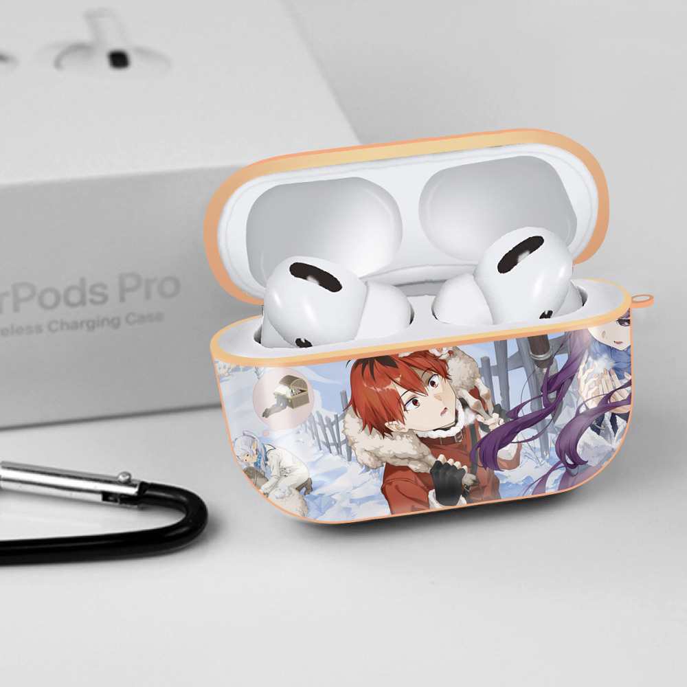 葬送のフリーレン Frieren 【AirPods Pro用】ハードシェル保護ケース｜耐衝撃・防指紋・カラビナ付き商品仕様