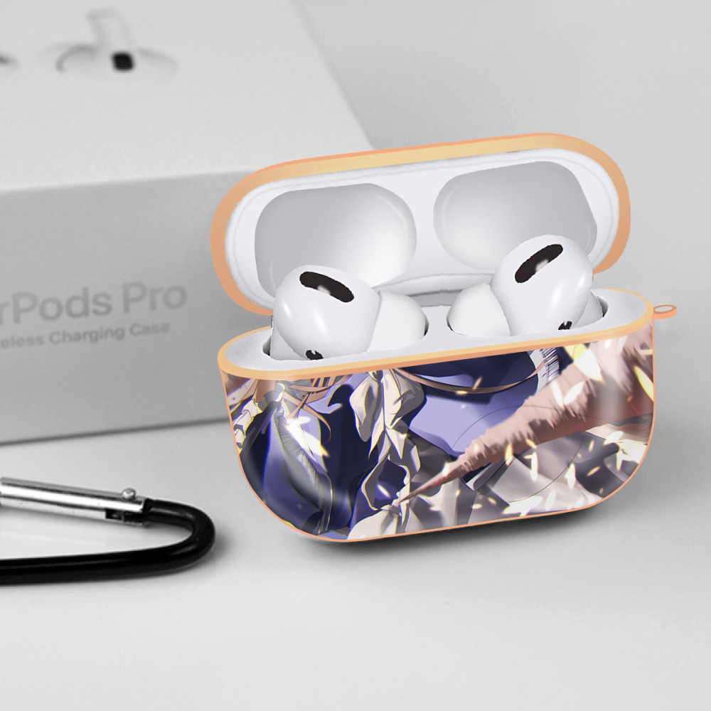 葬送のフリーレン Frieren 【AirPods Pro用】ハードシェル保護ケース｜耐衝撃・防指紋・カラビナ付き商品仕様