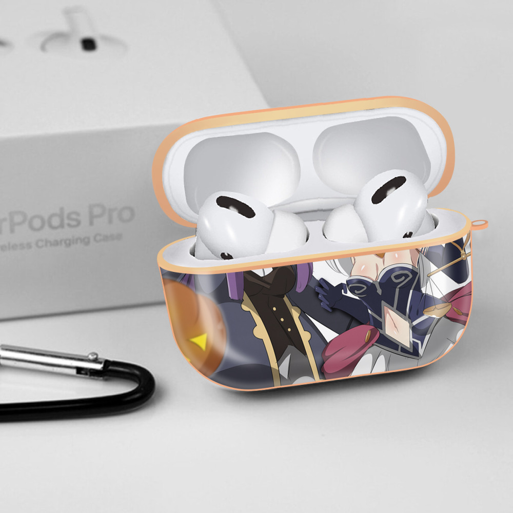 葬送のフリーレン Frieren 【AirPods Pro用】ハードシェル保護ケース｜耐衝撃・防指紋・カラビナ付き商品仕様