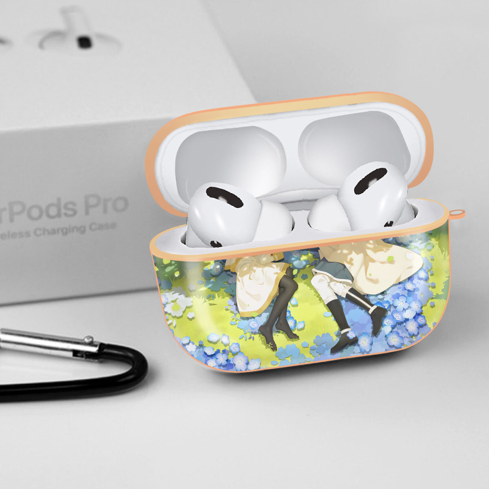 葬送のフリーレン Frieren 【AirPods Pro用】ハードシェル保護ケース｜耐衝撃・防指紋・カラビナ付き商品仕様
