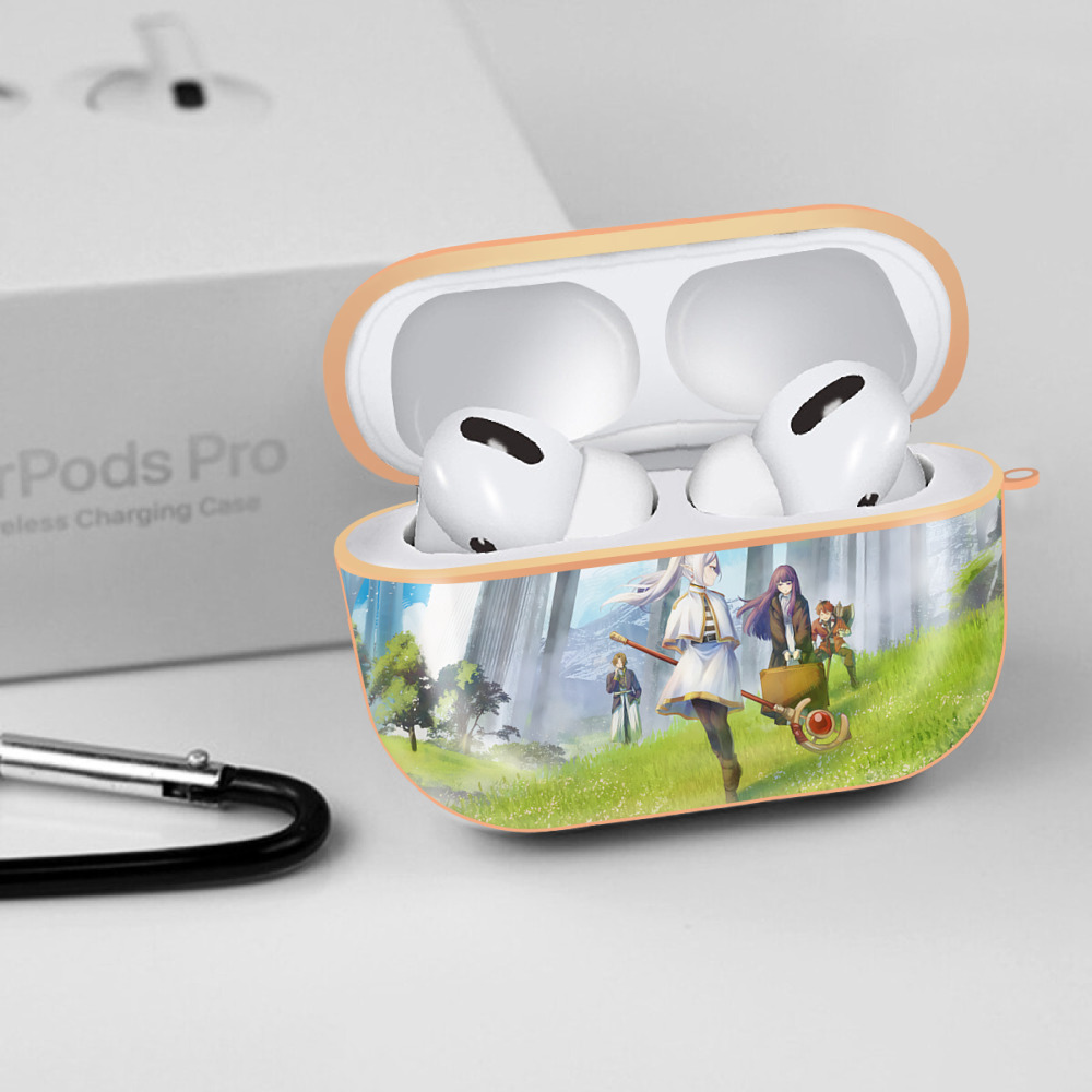 葬送のフリーレン Frieren 【AirPods Pro用】ハードシェル保護ケース｜耐衝撃・防指紋・カラビナ付き商品仕様
