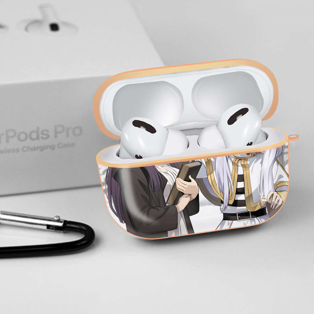 葬送のフリーレン Frieren 【AirPods Pro用】ハードシェル保護ケース｜耐衝撃・防指紋・カラビナ付き商品仕様