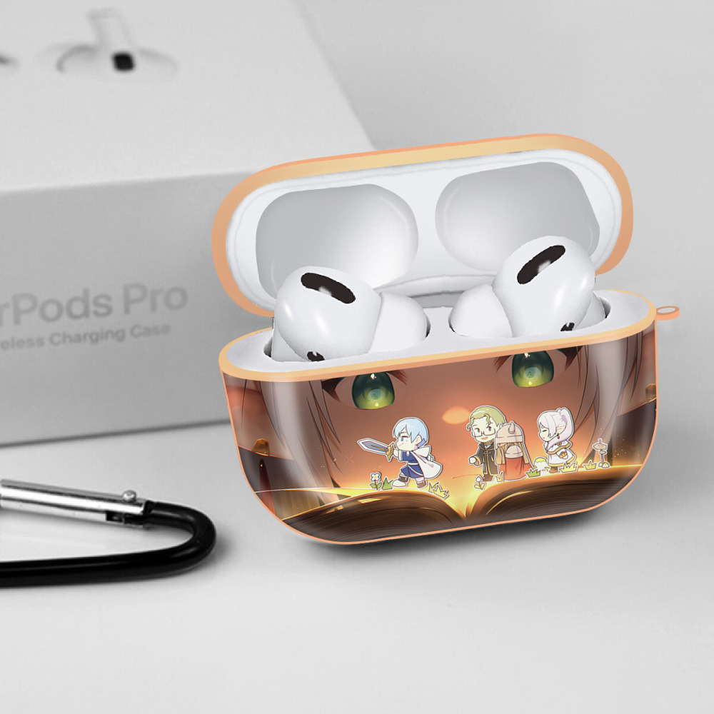 葬送のフリーレン Frieren 【AirPods Pro用】ハードシェル保護ケース｜耐衝撃・防指紋・カラビナ付き商品仕様