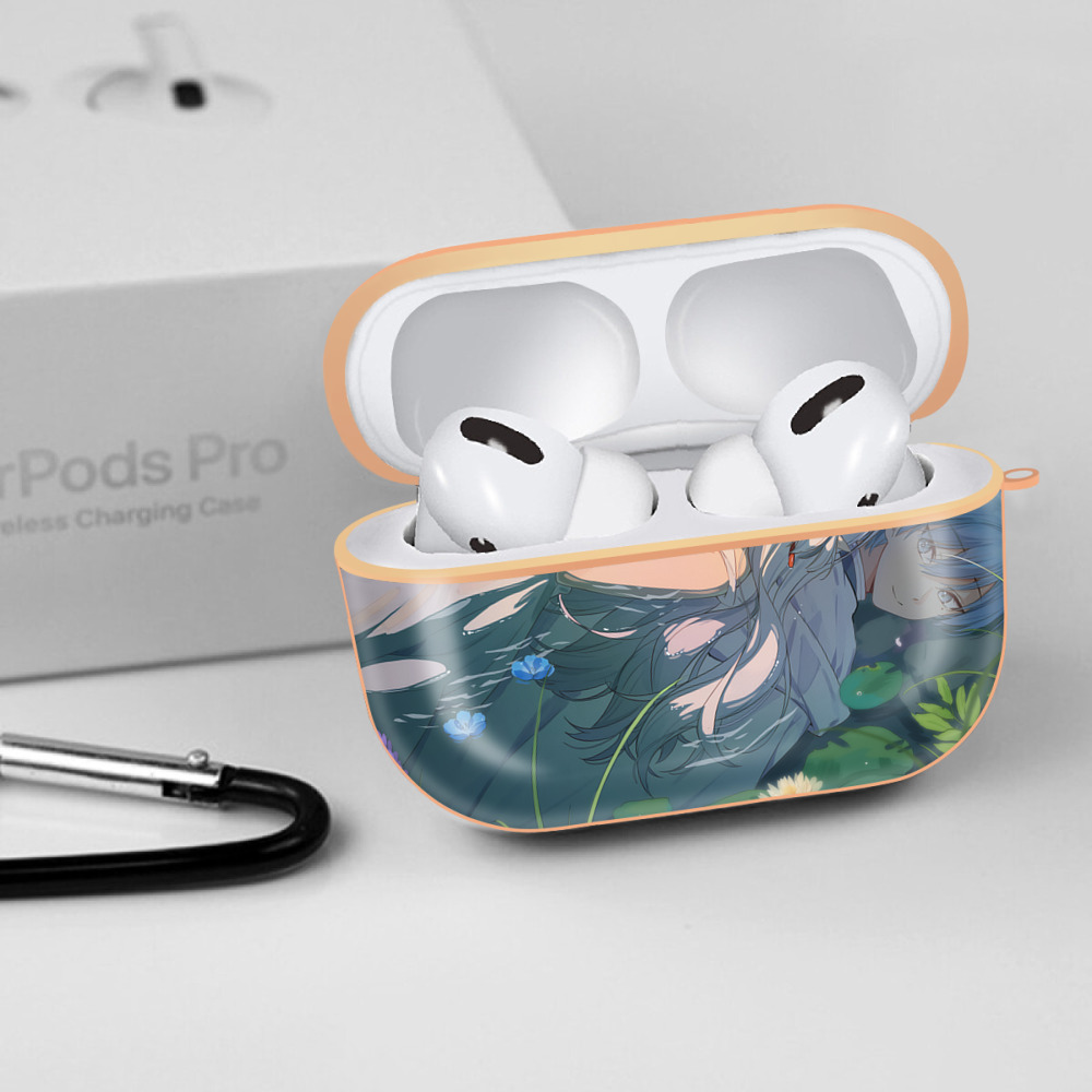 葬送のフリーレン Frieren 【AirPods Pro用】ハードシェル保護ケース｜耐衝撃・防指紋・カラビナ付き商品仕様