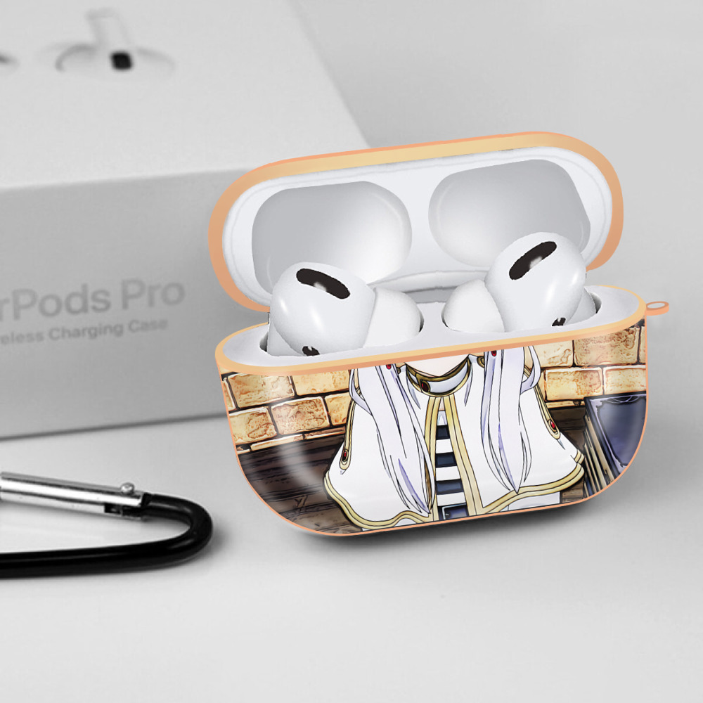 葬送のフリーレン Frieren 【AirPods Pro用】ハードシェル保護ケース｜耐衝撃・防指紋・カラビナ付き商品仕様