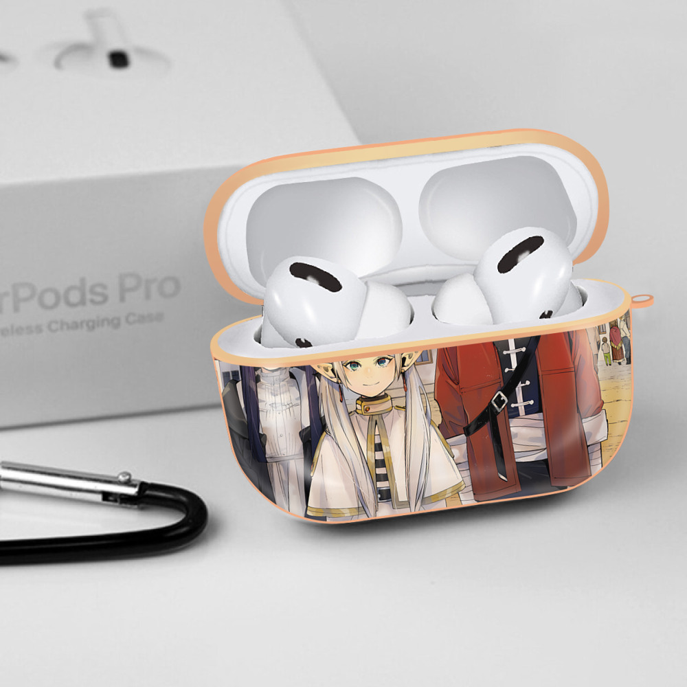 葬送のフリーレン Frieren 【AirPods Pro用】ハードシェル保護ケース｜耐衝撃・防指紋・カラビナ付き商品仕様