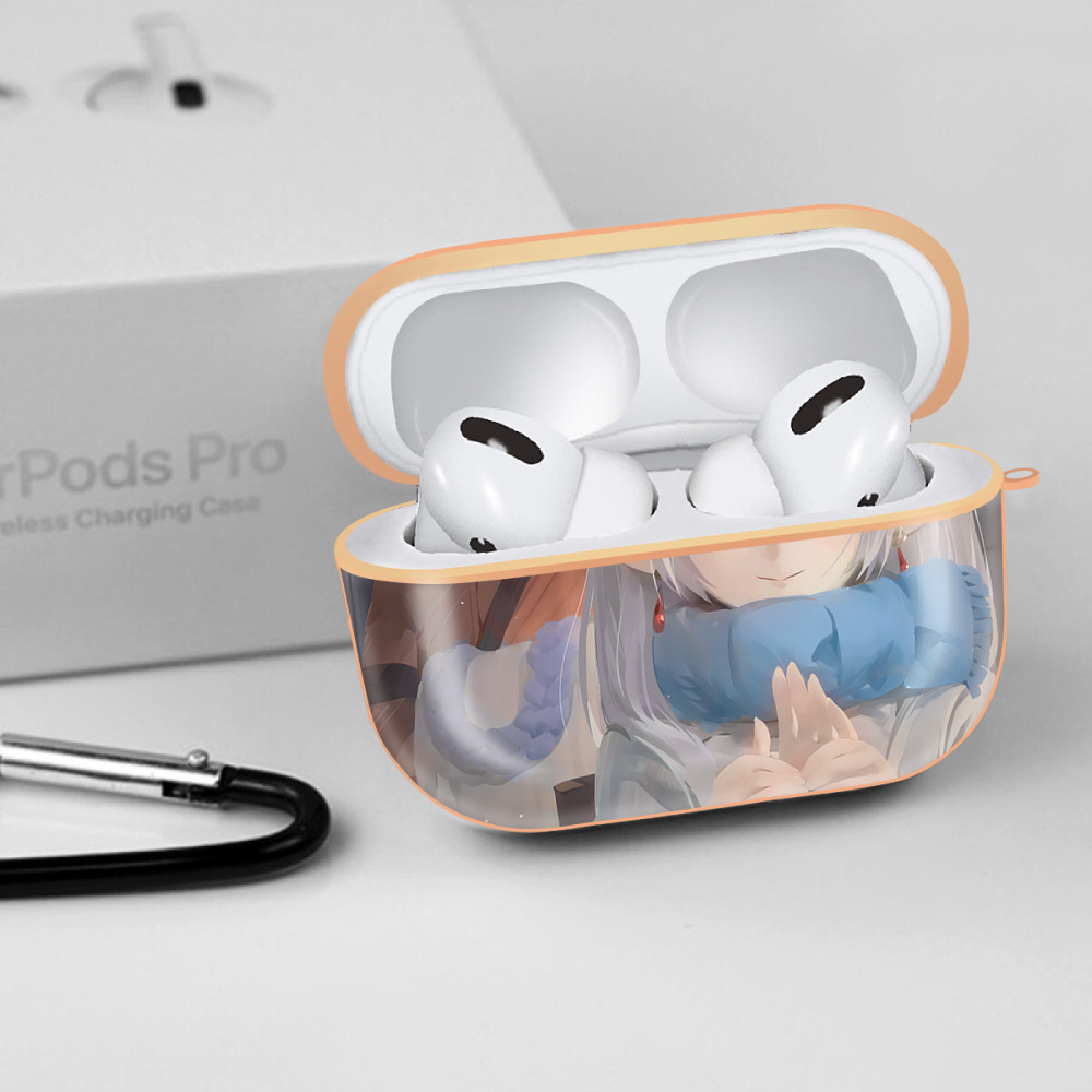 葬送のフリーレン Frieren 【AirPods Pro用】ハードシェル保護ケース｜耐衝撃・防指紋・カラビナ付き商品仕様