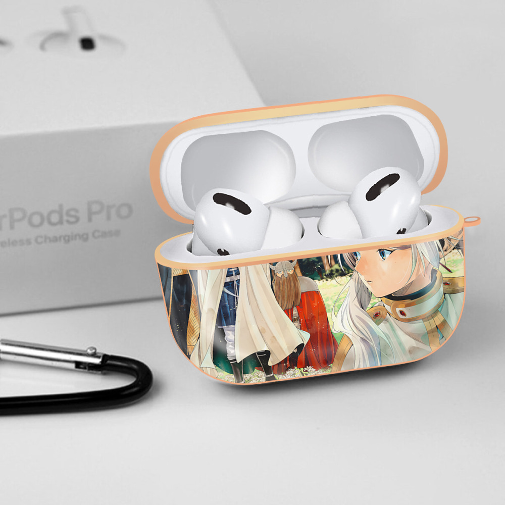 葬送のフリーレン Frieren 【AirPods Pro用】ハードシェル保護ケース｜耐衝撃・防指紋・カラビナ付き商品仕様