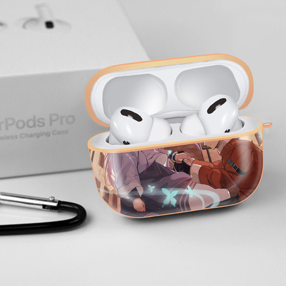 葬送のフリーレン Frieren 【AirPods Pro用】ハードシェル保護ケース｜耐衝撃・防指紋・カラビナ付き商品仕様