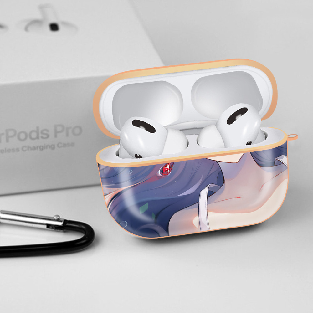葬送のフリーレン Frieren 【AirPods Pro用】ハードシェル保護ケース｜耐衝撃・防指紋・カラビナ付き商品仕様