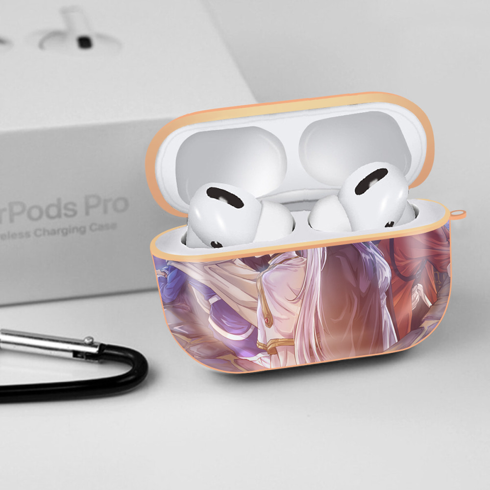 葬送のフリーレン Frieren 【AirPods Pro用】ハードシェル保護ケース｜耐衝撃・防指紋・カラビナ付き商品仕様