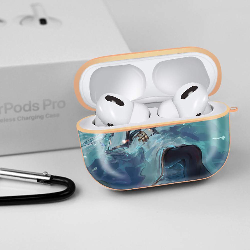 葬送のフリーレン Frieren 【AirPods Pro用】ハードシェル保護ケース｜耐衝撃・防指紋・カラビナ付き商品仕様