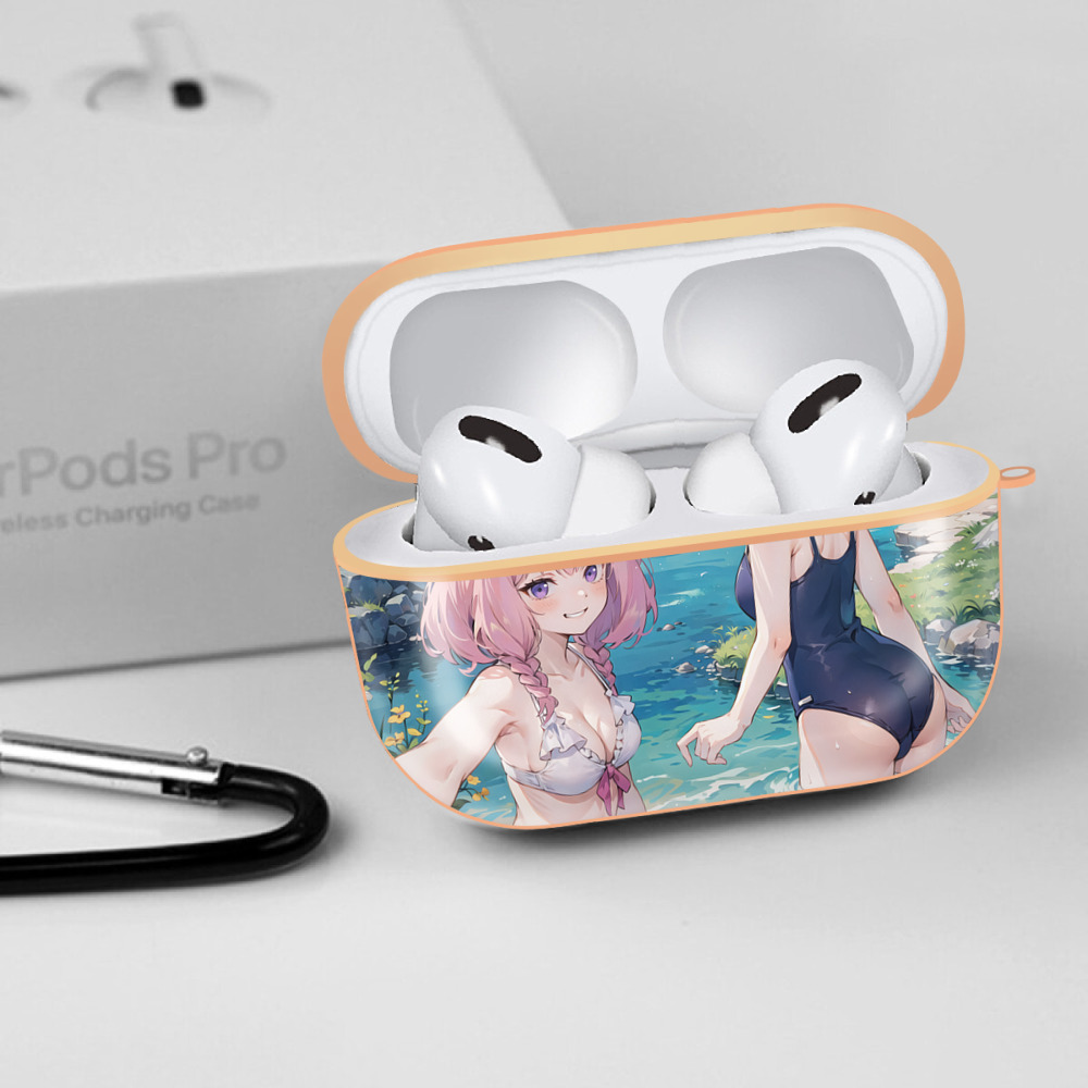 葬送のフリーレン Frieren 【AirPods Pro用】ハードシェル保護ケース｜耐衝撃・防指紋・カラビナ付き商品仕様