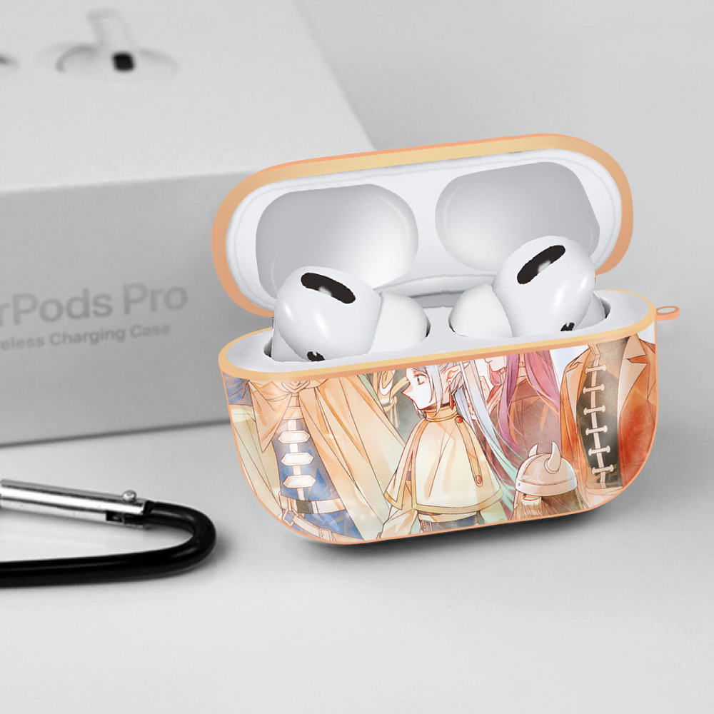 葬送のフリーレン Frieren 【AirPods Pro用】ハードシェル保護ケース｜耐衝撃・防指紋・カラビナ付き商品仕様