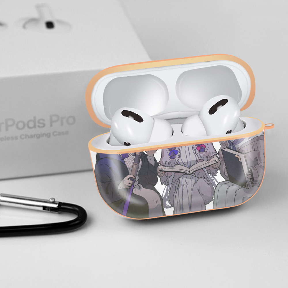 葬送のフリーレン Frieren 【AirPods Pro用】ハードシェル保護ケース｜耐衝撃・防指紋・カラビナ付き商品仕様