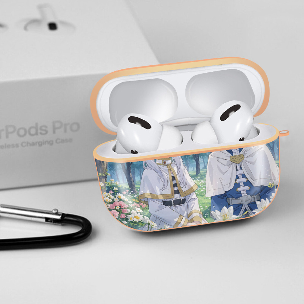 葬送のフリーレン Frieren 【AirPods Pro用】ハードシェル保護ケース｜耐衝撃・防指紋・カラビナ付き商品仕様