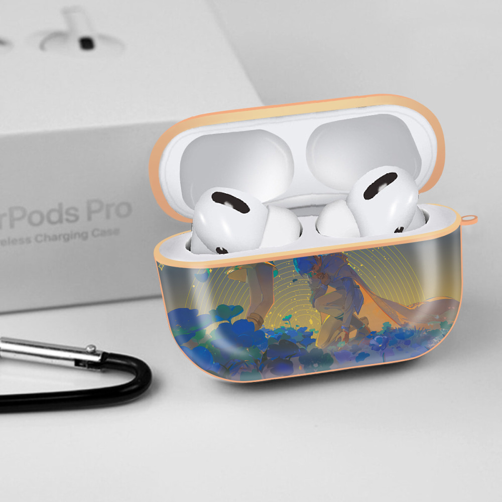 葬送のフリーレン Frieren 【AirPods Pro用】ハードシェル保護ケース｜耐衝撃・防指紋・カラビナ付き商品仕様