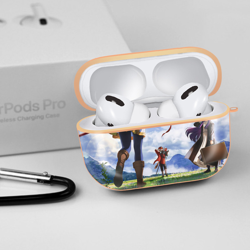 葬送のフリーレン Frieren 【AirPods Pro用】ハードシェル保護ケース｜耐衝撃・防指紋・カラビナ付き商品仕様