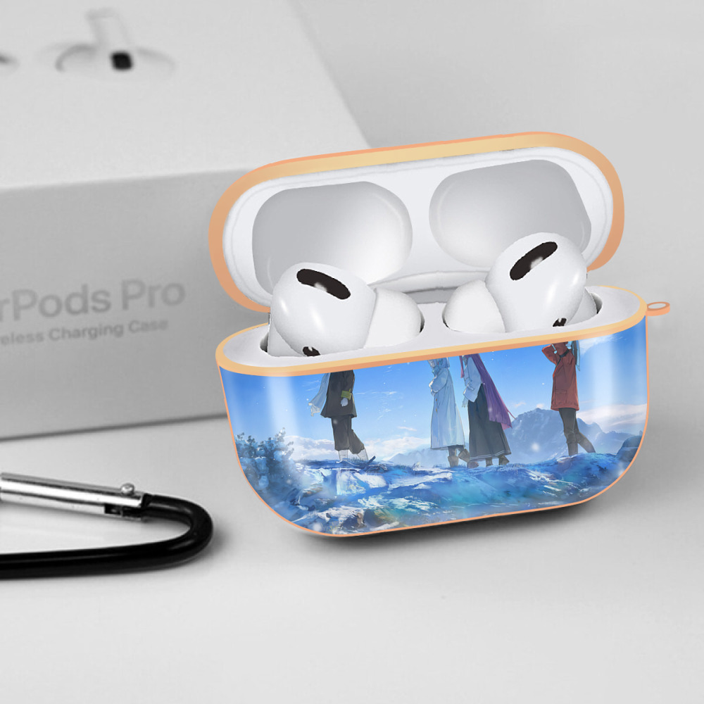 葬送のフリーレン Frieren 【AirPods Pro用】ハードシェル保護ケース｜耐衝撃・防指紋・カラビナ付き商品仕様