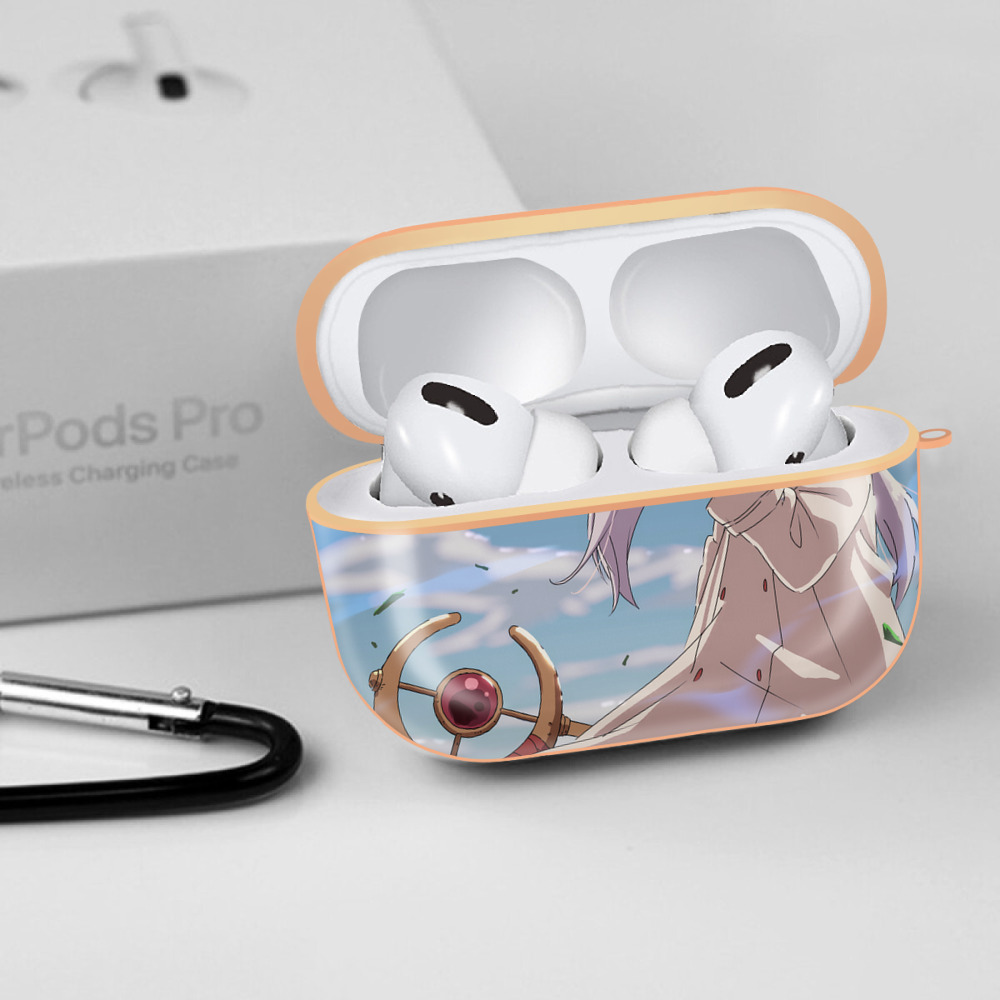 葬送のフリーレン Frieren 【AirPods Pro用】ハードシェル保護ケース｜耐衝撃・防指紋・カラビナ付き商品仕様