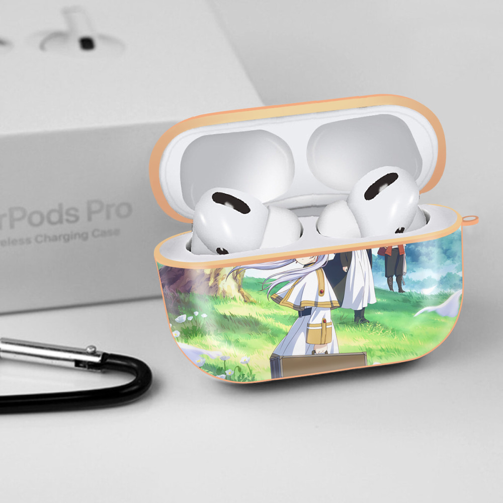 葬送のフリーレン Frieren 【AirPods Pro用】ハードシェル保護ケース｜耐衝撃・防指紋・カラビナ付き商品仕様