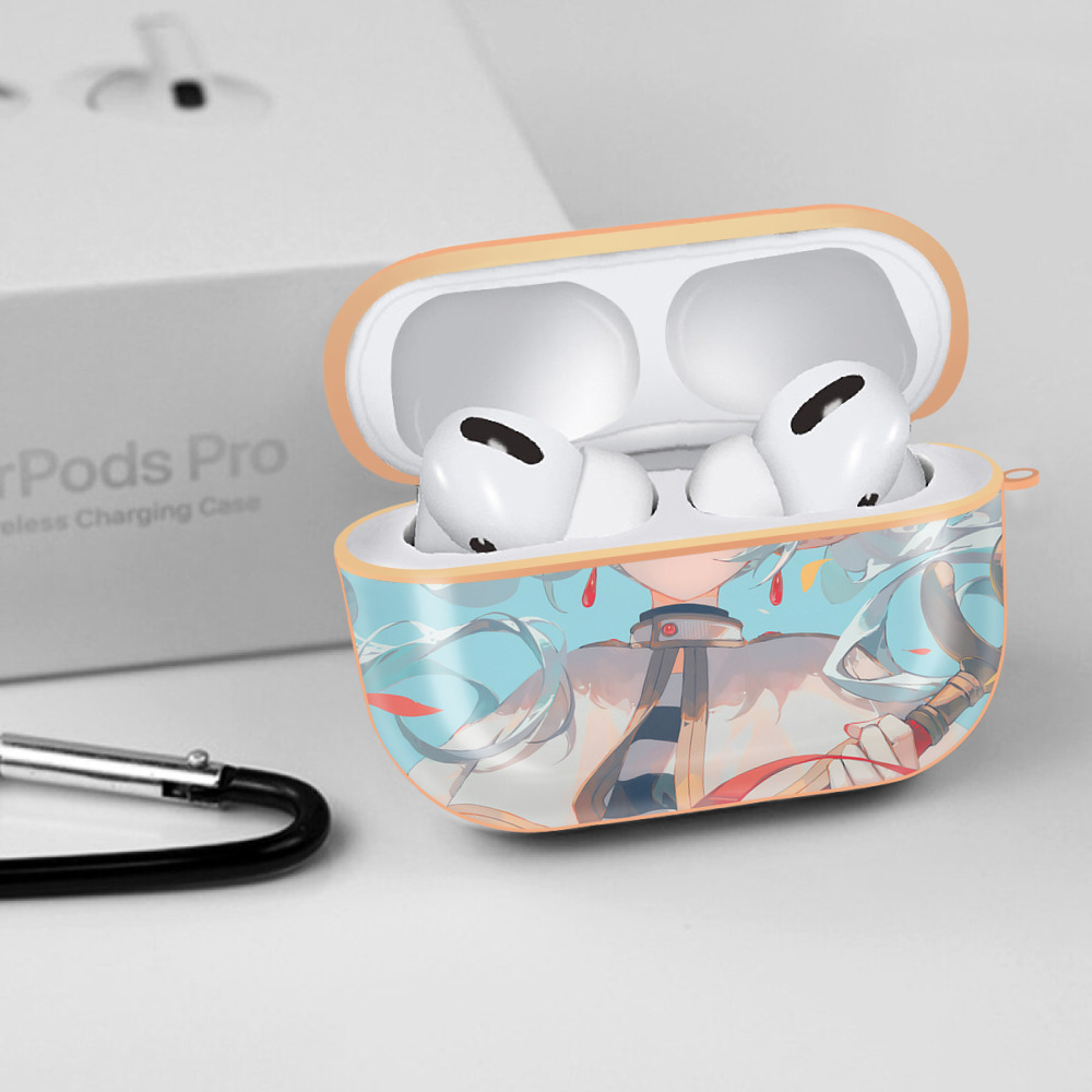 葬送のフリーレン Frieren 【AirPods Pro用】ハードシェル保護ケース｜耐衝撃・防指紋・カラビナ付き商品仕様