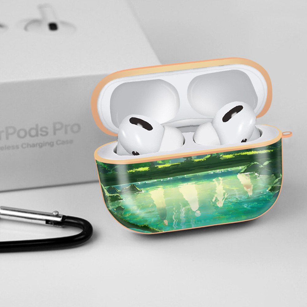 葬送のフリーレン Frieren 【AirPods Pro用】ハードシェル保護ケース｜耐衝撃・防指紋・カラビナ付き商品仕様