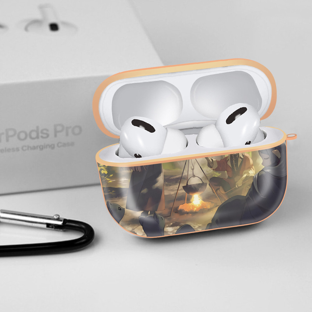 葬送のフリーレン Frieren 【AirPods Pro用】ハードシェル保護ケース｜耐衝撃・防指紋・カラビナ付き商品仕様