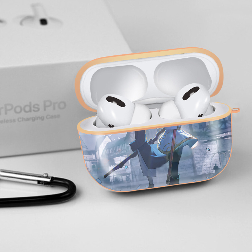葬送のフリーレン Frieren 【AirPods Pro用】ハードシェル保護ケース｜耐衝撃・防指紋・カラビナ付き商品仕様