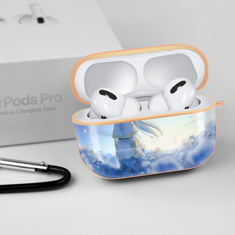 葬送のフリーレン Frieren 【AirPods Pro用】ハードシェル保護ケース｜耐衝撃・防指紋・カラビナ付き商品仕様