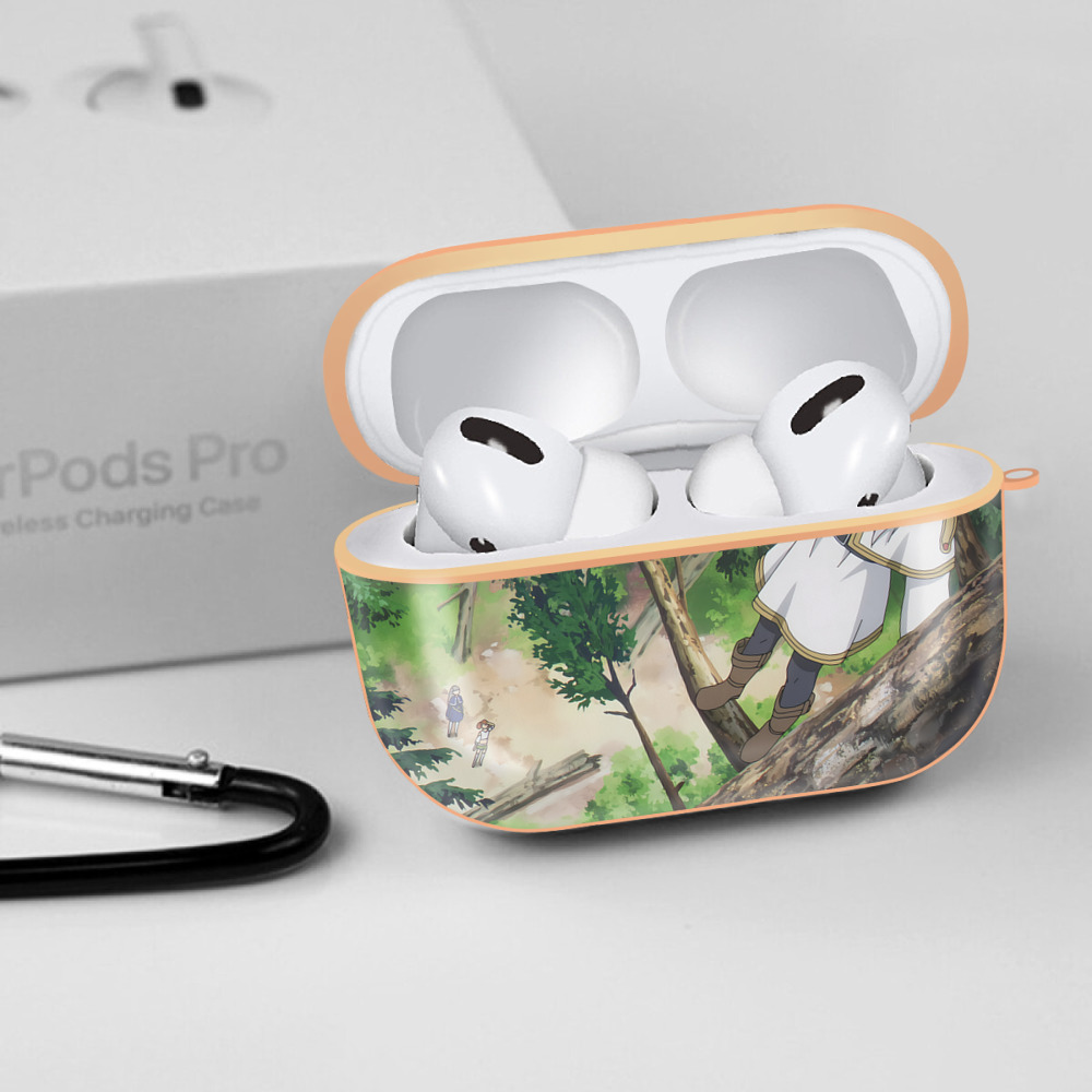 葬送のフリーレン Frieren 【AirPods Pro用】ハードシェル保護ケース｜耐衝撃・防指紋・カラビナ付き商品仕様
