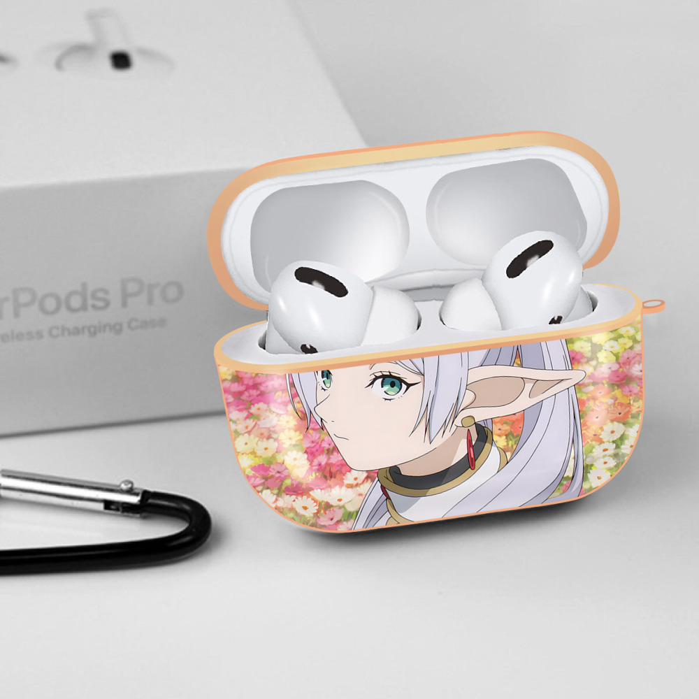 葬送のフリーレン Frieren 【AirPods Pro用】ハードシェル保護ケース｜耐衝撃・防指紋・カラビナ付き商品仕様