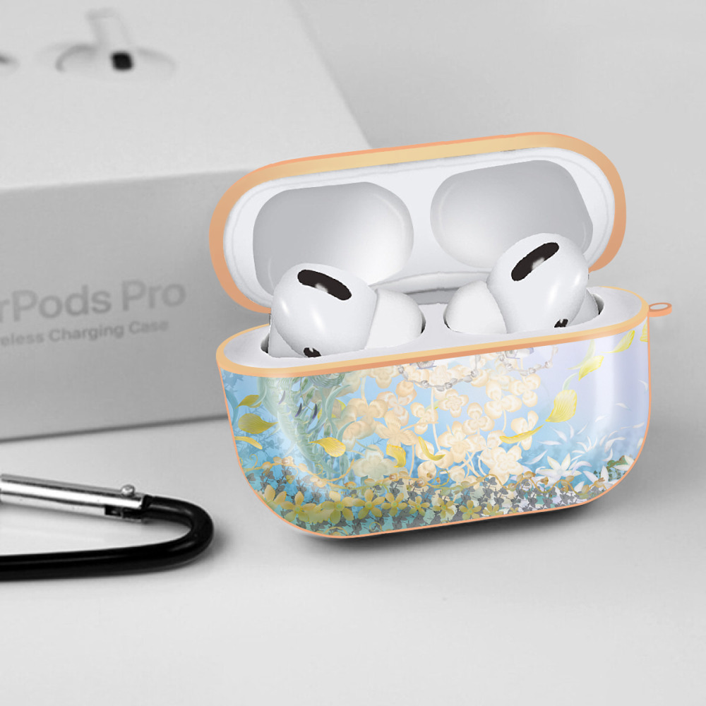 葬送のフリーレン Frieren 【AirPods Pro用】ハードシェル保護ケース｜耐衝撃・防指紋・カラビナ付き商品仕様