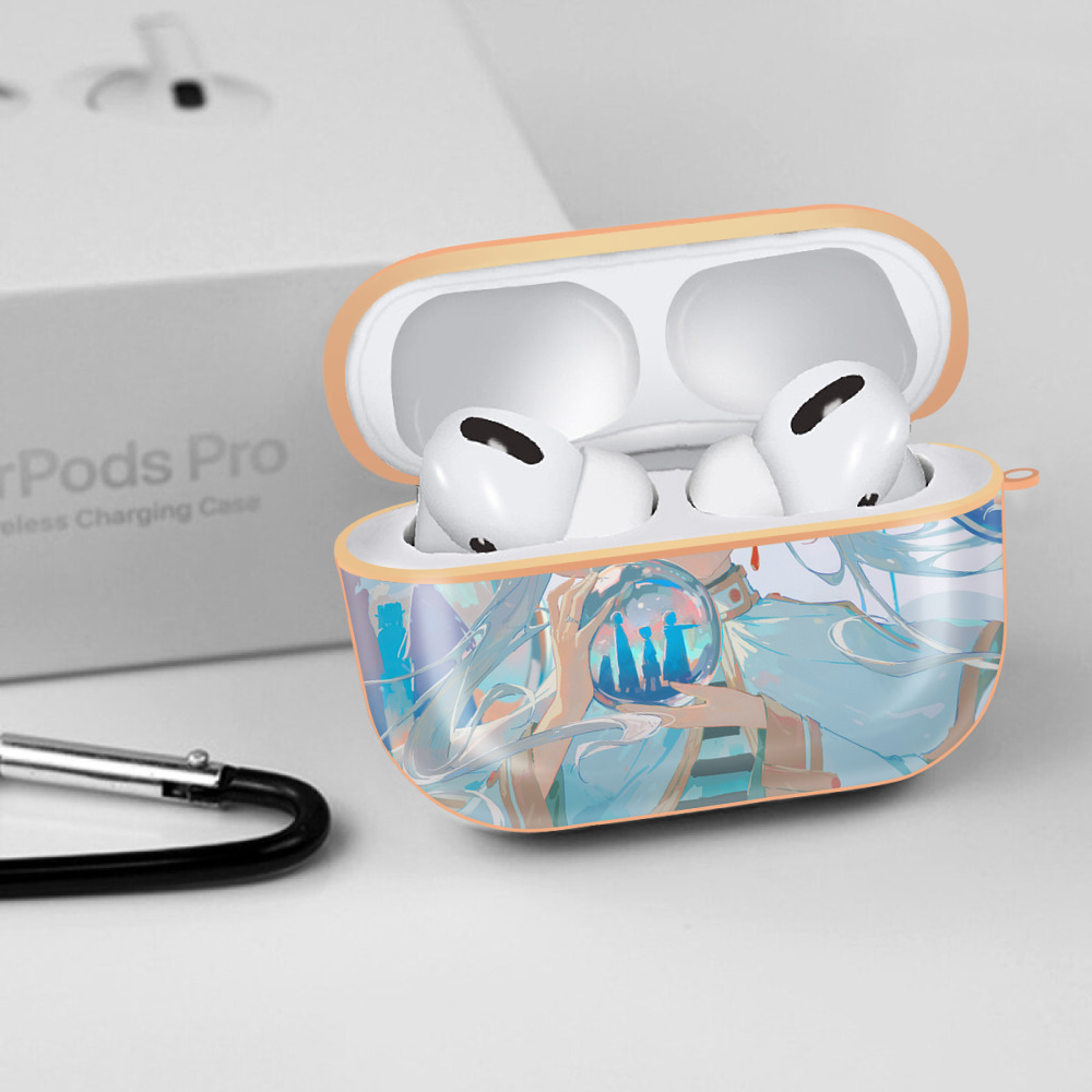 葬送のフリーレン Frieren 【AirPods Pro用】ハードシェル保護ケース｜耐衝撃・防指紋・カラビナ付き商品仕様