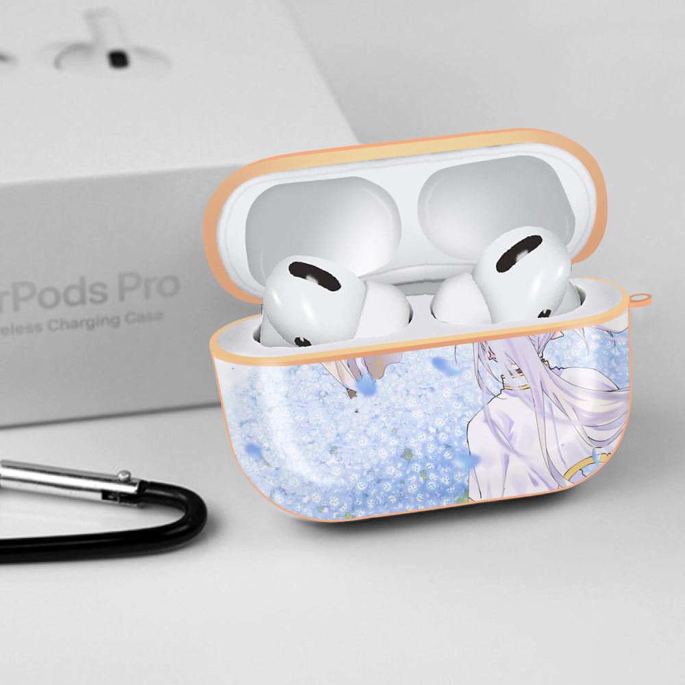 葬送のフリーレン Frieren 【AirPods Pro用】ハードシェル保護ケース｜耐衝撃・防指紋・カラビナ付き商品仕様
