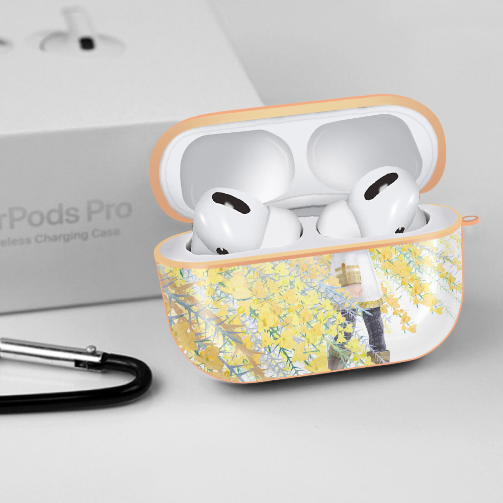 葬送のフリーレン Frieren 【AirPods Pro用】ハードシェル保護ケース｜耐衝撃・防指紋・カラビナ付き商品仕様
