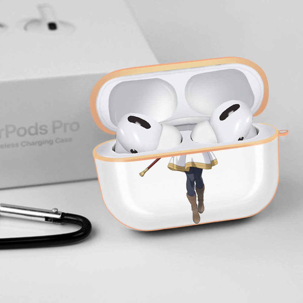 葬送のフリーレン Frieren 【AirPods Pro用】ハードシェル保護ケース｜耐衝撃・防指紋・カラビナ付き商品仕様
