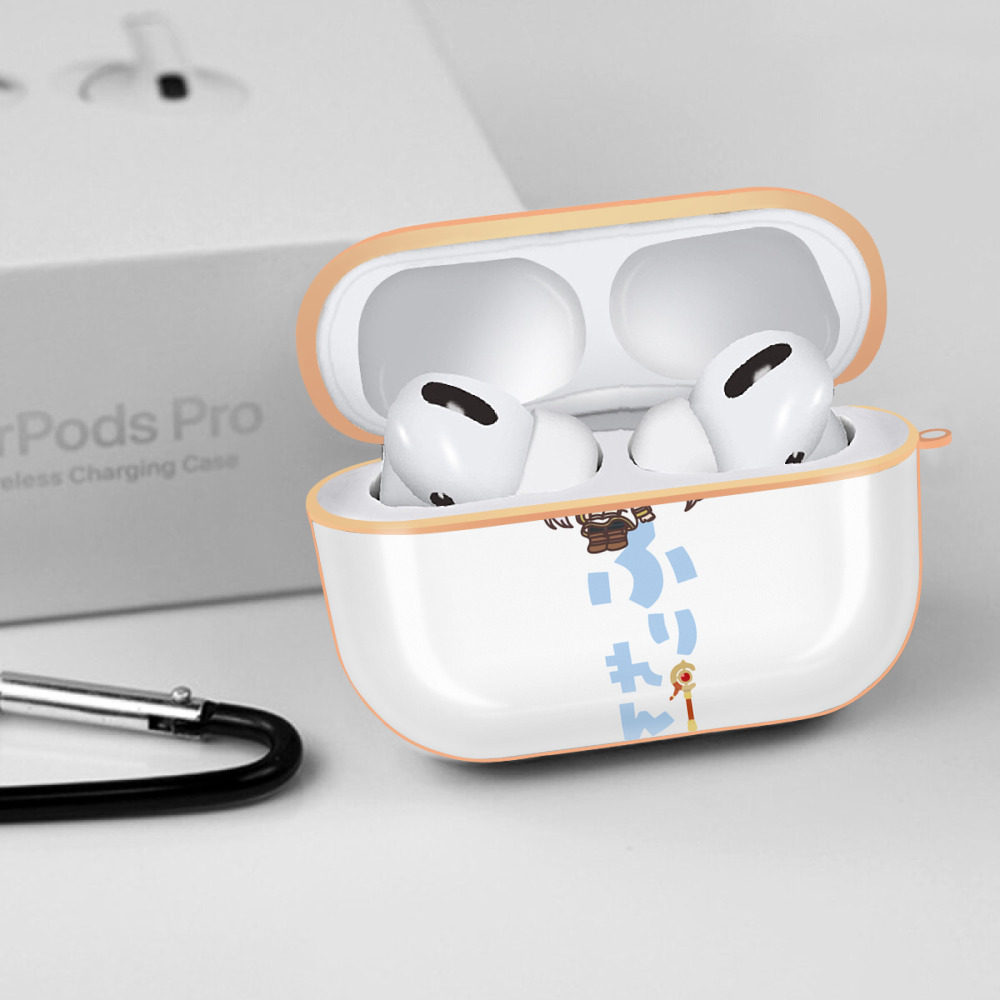 葬送のフリーレン Frieren 【AirPods Pro用】ハードシェル保護ケース｜耐衝撃・防指紋・カラビナ付き商品仕様