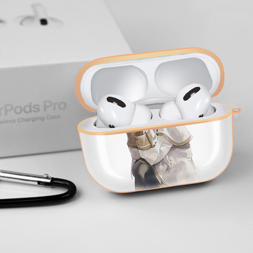 葬送のフリーレン Frieren 【AirPods Pro用】ハードシェル保護ケース｜耐衝撃・防指紋・カラビナ付き商品仕様