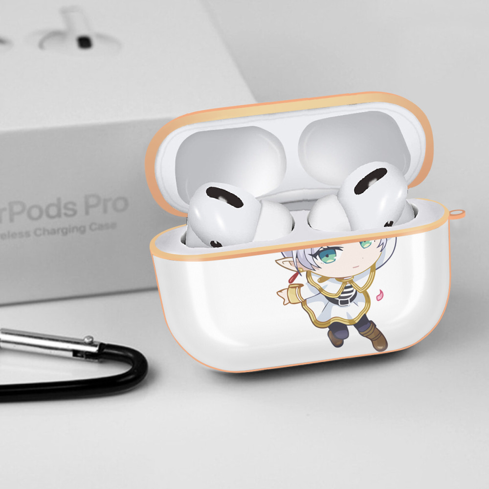 葬送のフリーレン Frieren 【AirPods Pro用】ハードシェル保護ケース｜耐衝撃・防指紋・カラビナ付き商品仕様