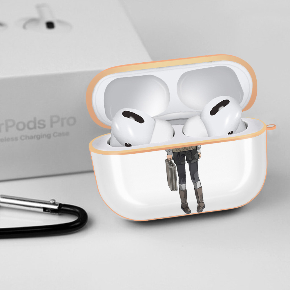 葬送のフリーレン Frieren 【AirPods Pro用】ハードシェル保護ケース｜耐衝撃・防指紋・カラビナ付き商品仕様