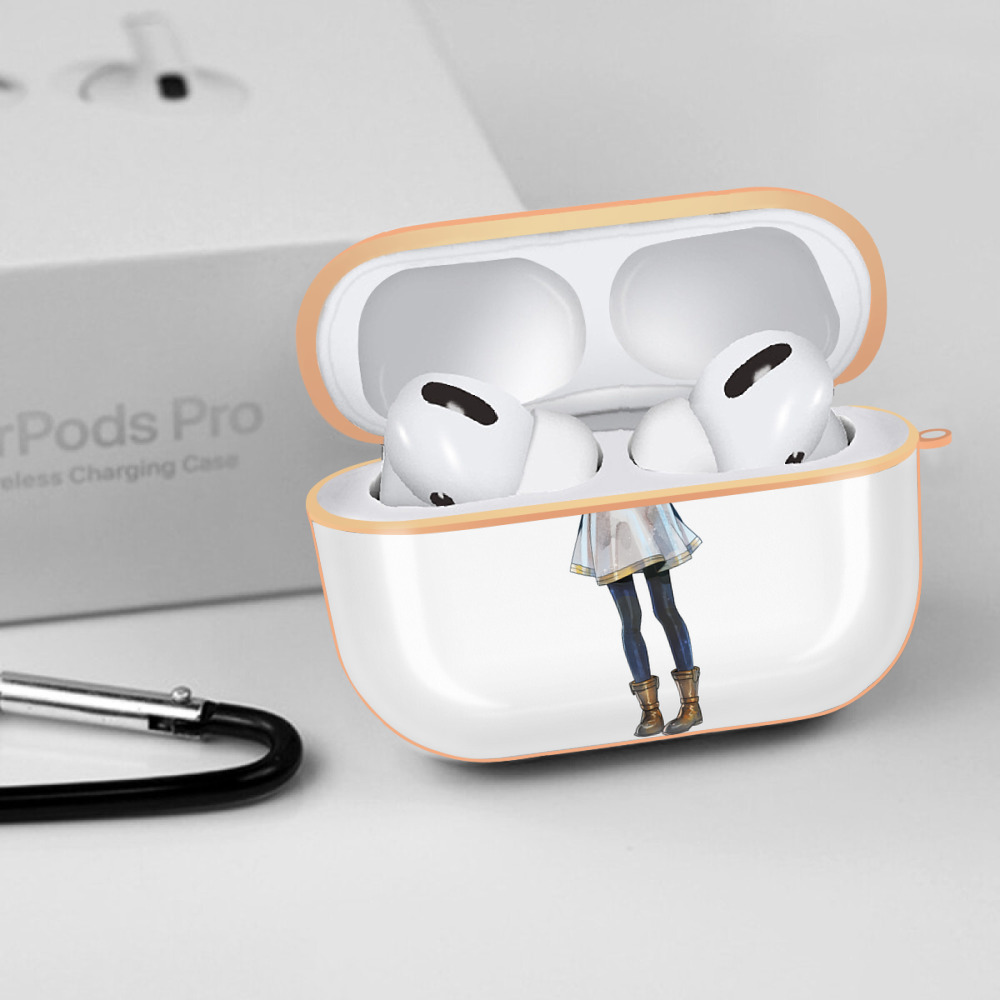 葬送のフリーレン Frieren 【AirPods Pro用】ハードシェル保護ケース｜耐衝撃・防指紋・カラビナ付き商品仕様