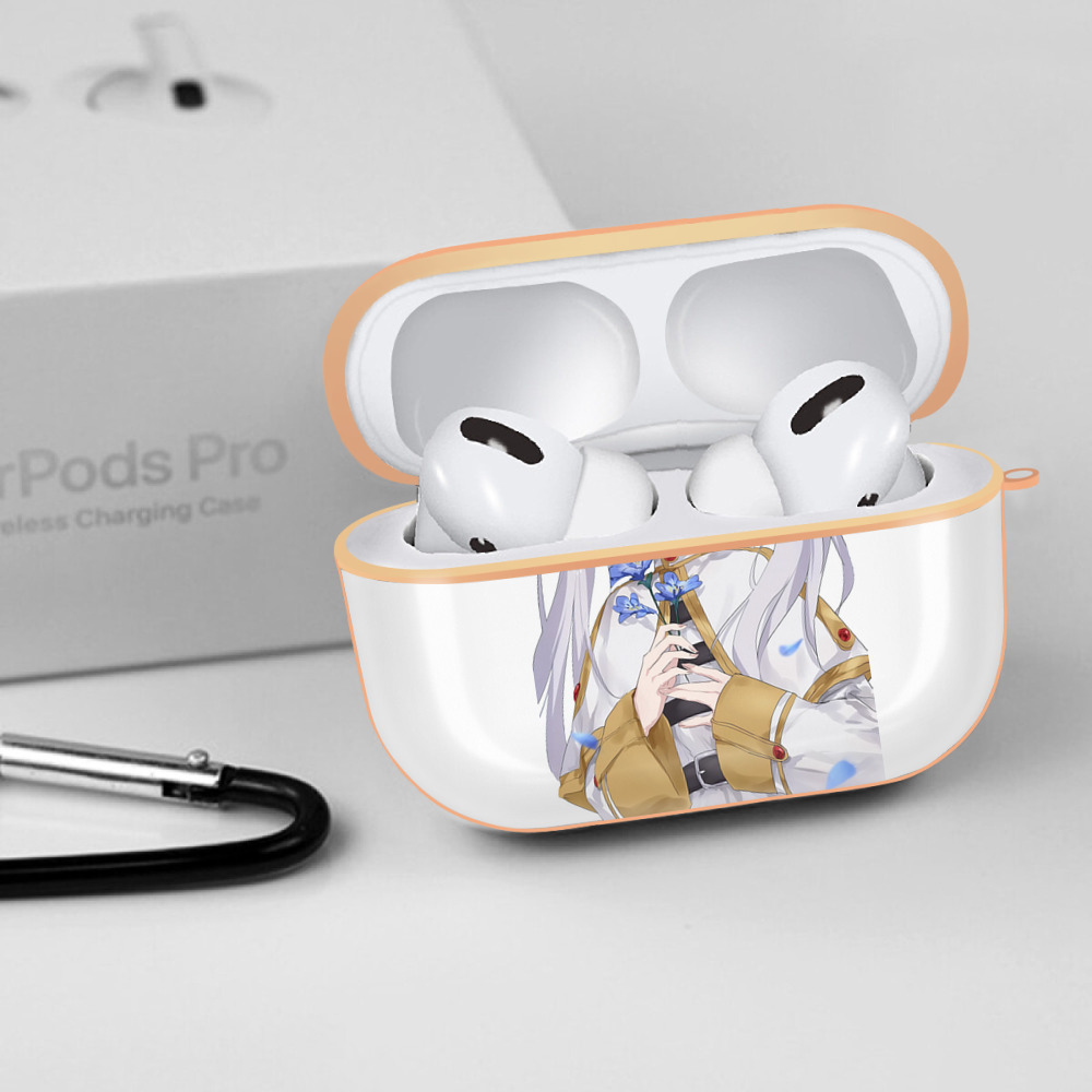 葬送のフリーレン Frieren 【AirPods Pro用】ハードシェル保護ケース｜耐衝撃・防指紋・カラビナ付き商品仕様