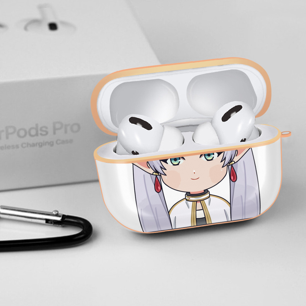 葬送のフリーレン Frieren 【AirPods Pro用】ハードシェル保護ケース｜耐衝撃・防指紋・カラビナ付き商品仕様
