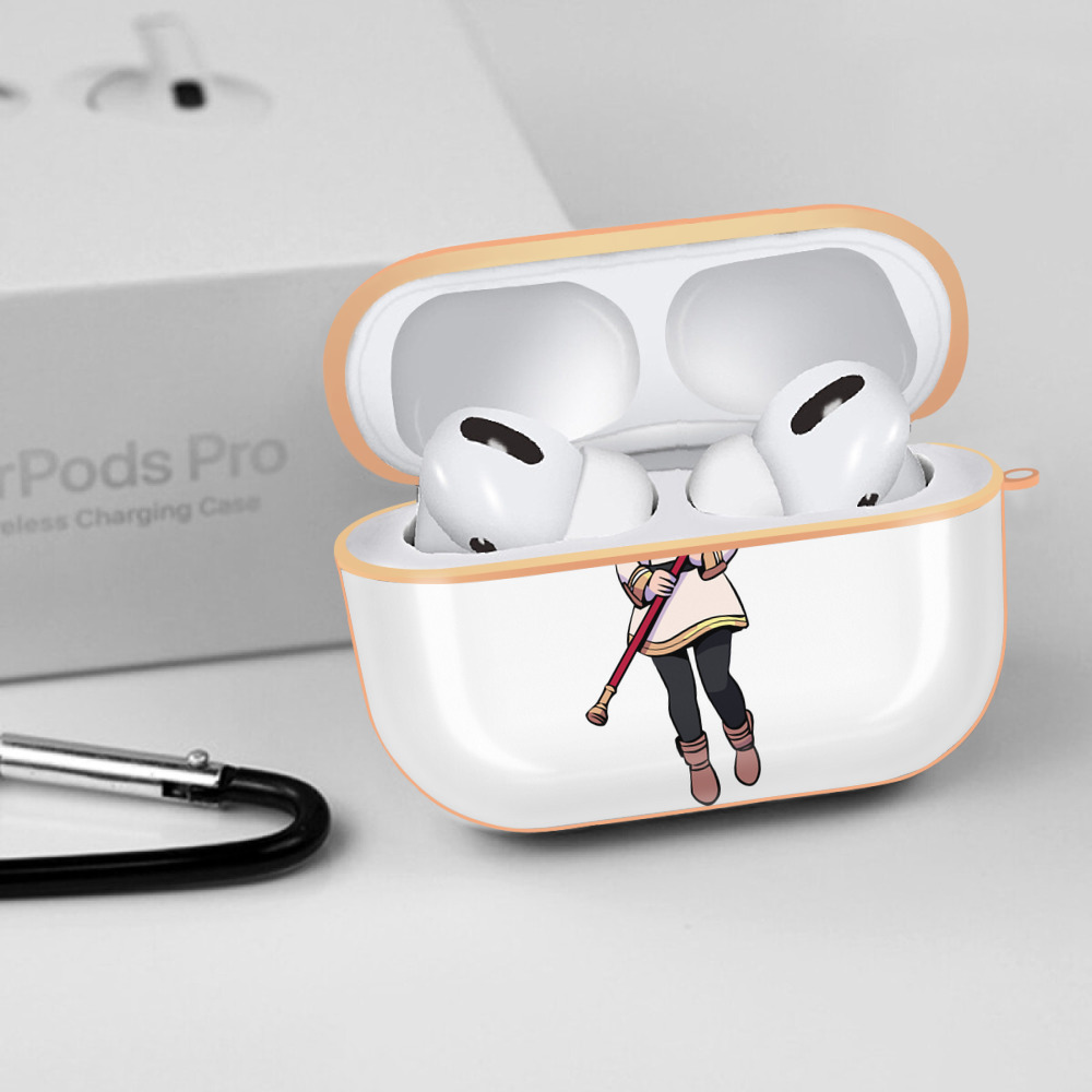 葬送のフリーレン Frieren 【AirPods Pro用】ハードシェル保護ケース｜耐衝撃・防指紋・カラビナ付き商品仕様