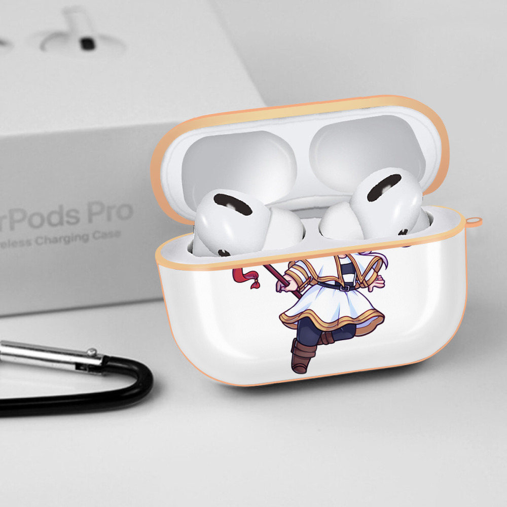 葬送のフリーレン Frieren 【AirPods Pro用】ハードシェル保護ケース｜耐衝撃・防指紋・カラビナ付き商品仕様
